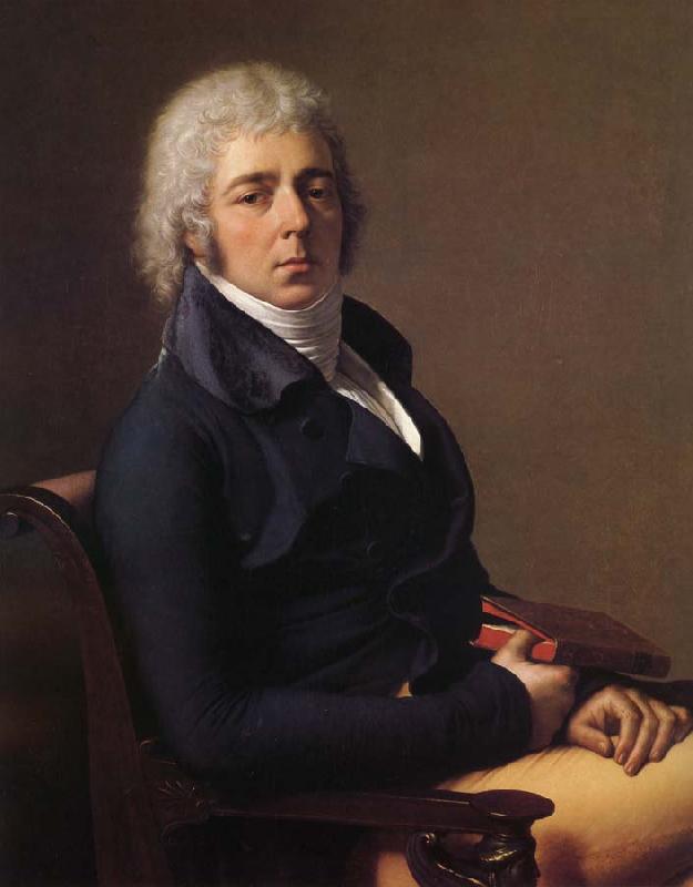 Anne-Louis Girodet-Trioson Portrait du citoyen Bourgeon oil painting image